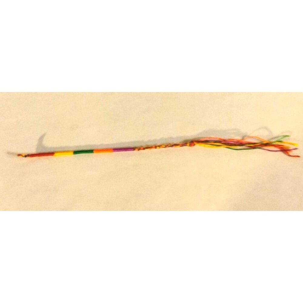 Rainbow Friendship Bracelet Multicolor String Boho Hippie